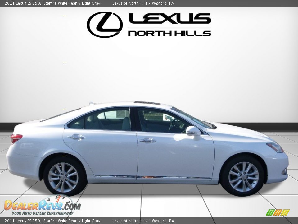 2011 Lexus ES 350 Starfire White Pearl / Light Gray Photo #2