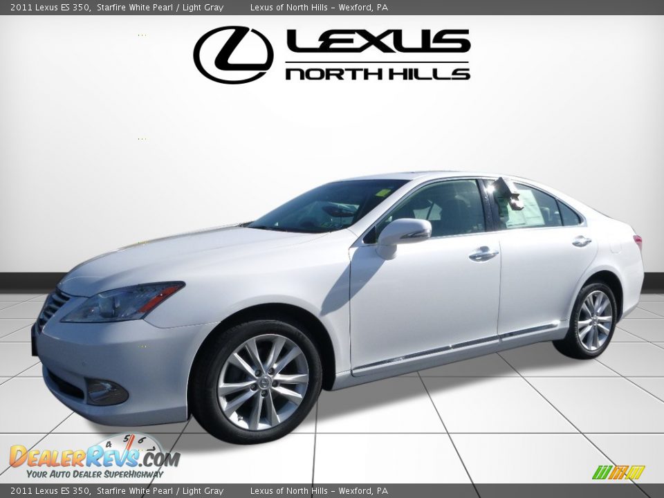 2011 Lexus ES 350 Starfire White Pearl / Light Gray Photo #4