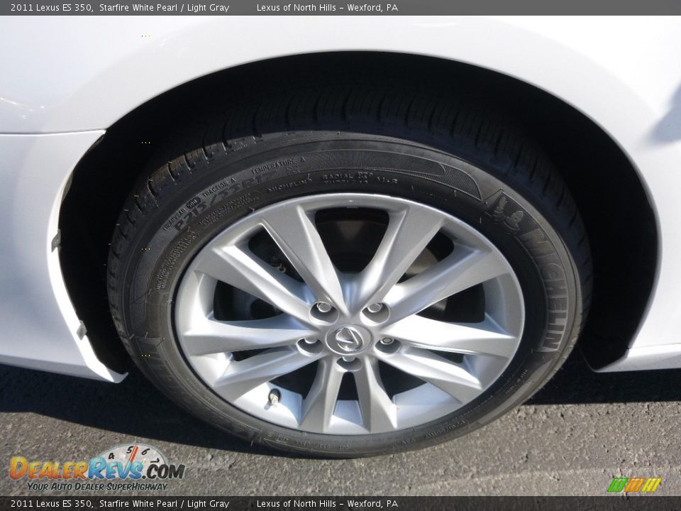 2011 Lexus ES 350 Starfire White Pearl / Light Gray Photo #5