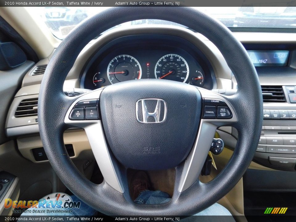2010 Honda Accord LX-P Sedan Taffeta White / Ivory Photo #14
