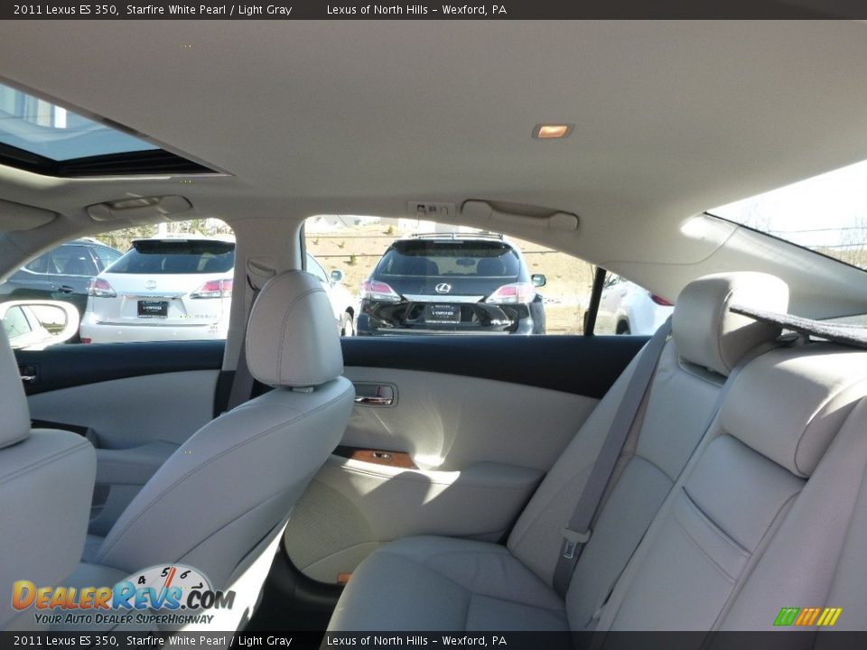 2011 Lexus ES 350 Starfire White Pearl / Light Gray Photo #8