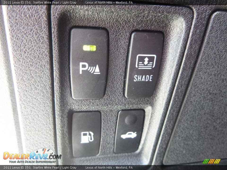 2011 Lexus ES 350 Starfire White Pearl / Light Gray Photo #14