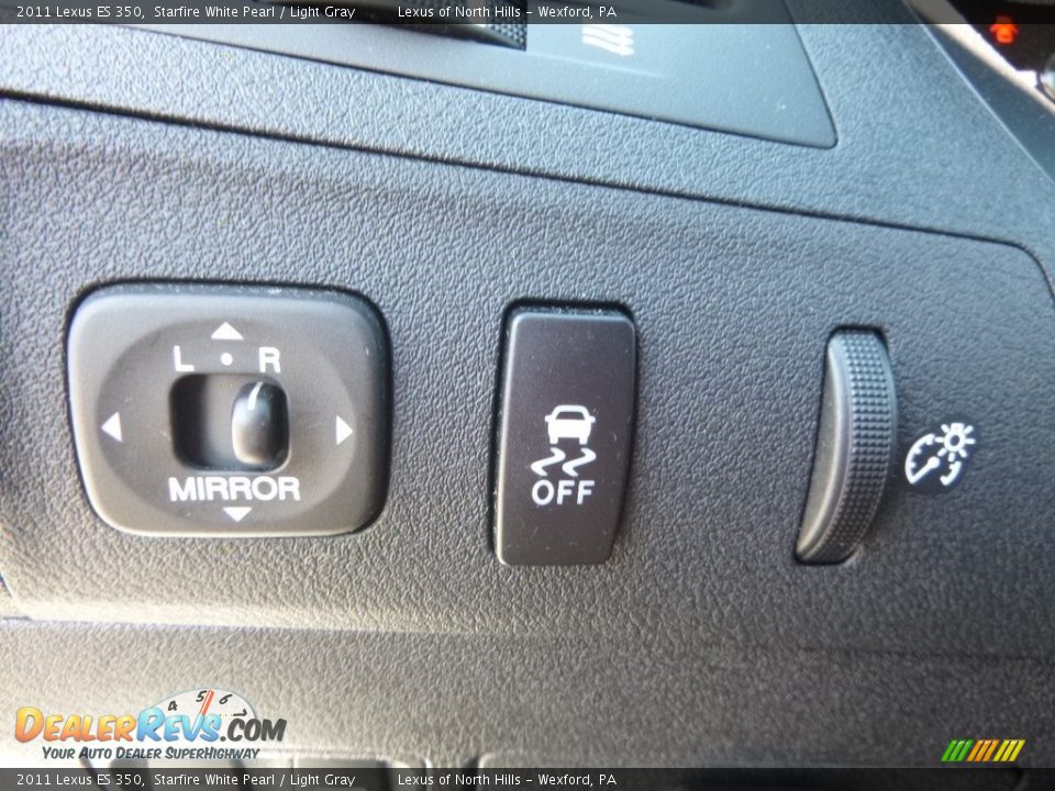 2011 Lexus ES 350 Starfire White Pearl / Light Gray Photo #15
