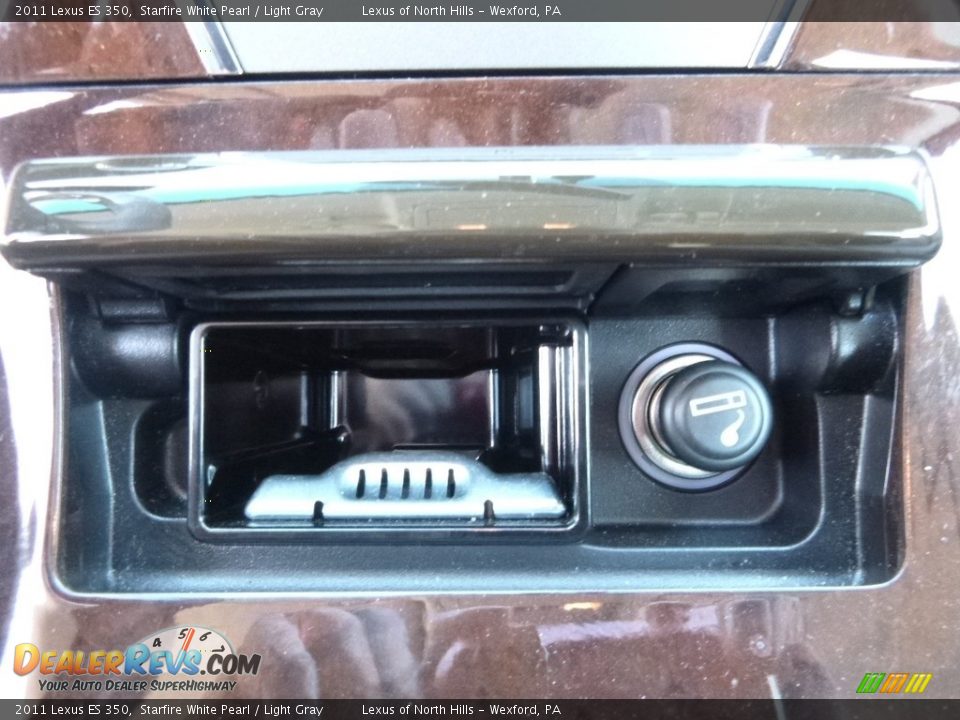 2011 Lexus ES 350 Starfire White Pearl / Light Gray Photo #21