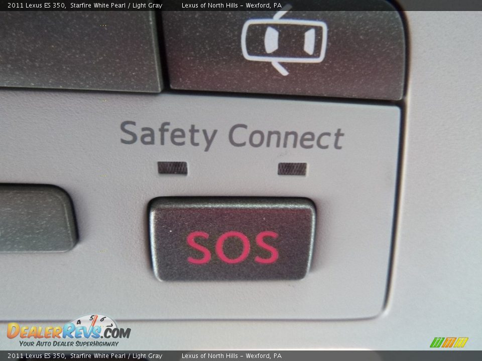 2011 Lexus ES 350 Starfire White Pearl / Light Gray Photo #22