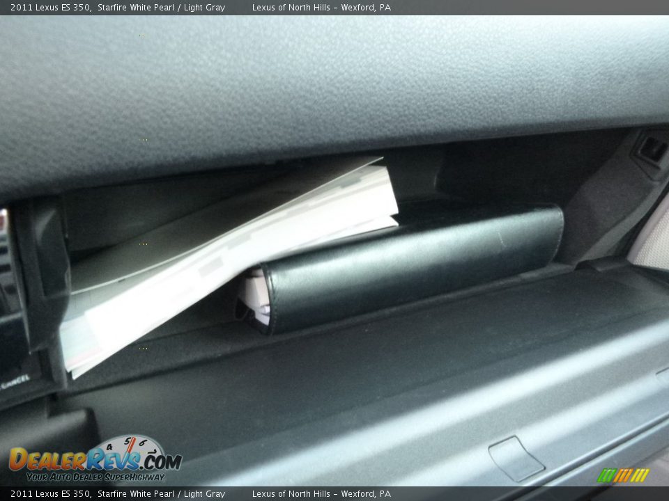 2011 Lexus ES 350 Starfire White Pearl / Light Gray Photo #23