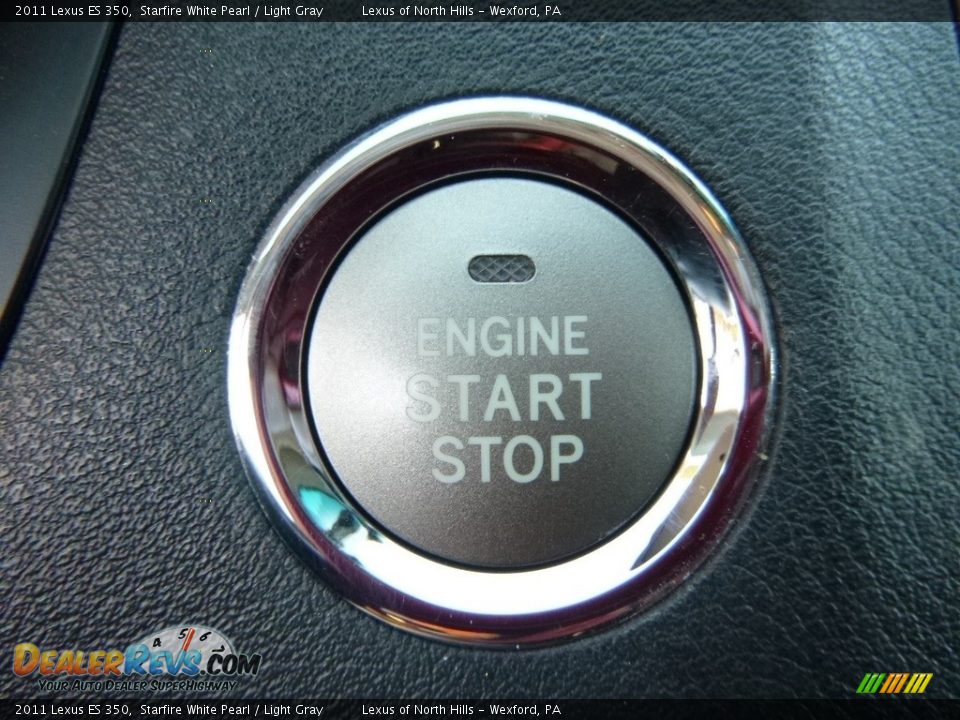 2011 Lexus ES 350 Starfire White Pearl / Light Gray Photo #24