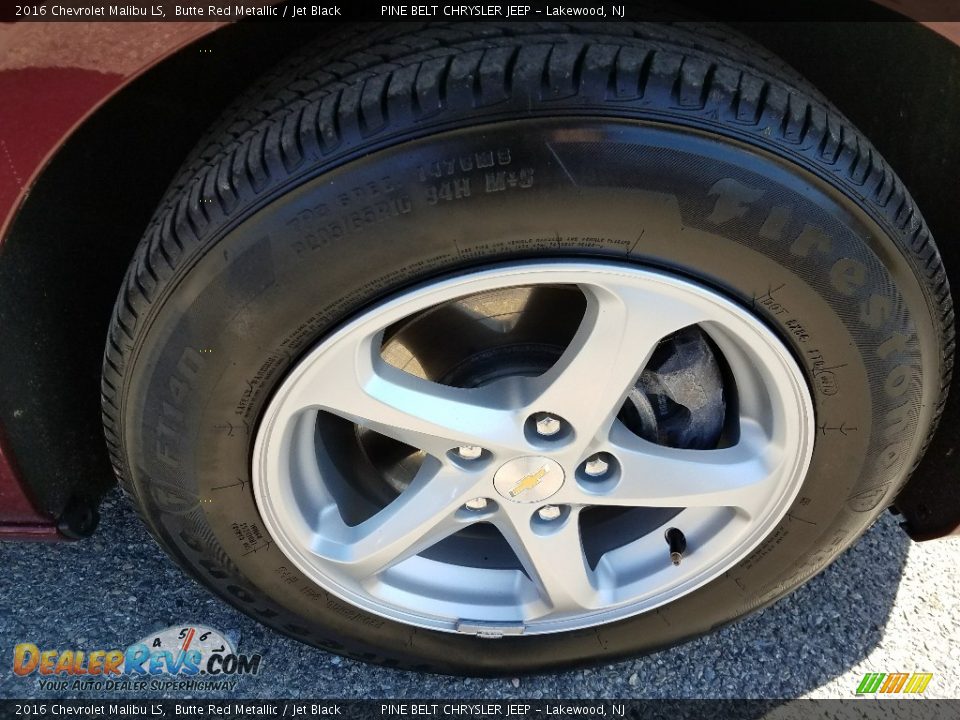 2016 Chevrolet Malibu LS Butte Red Metallic / Jet Black Photo #4