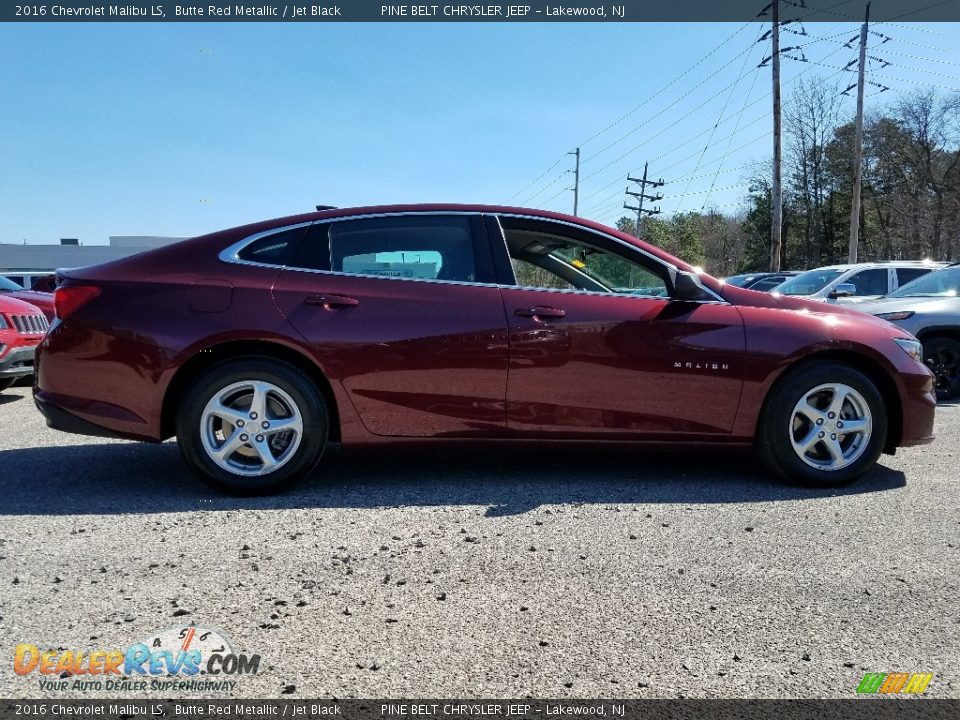 2016 Chevrolet Malibu LS Butte Red Metallic / Jet Black Photo #5