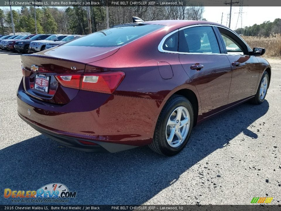 2016 Chevrolet Malibu LS Butte Red Metallic / Jet Black Photo #7