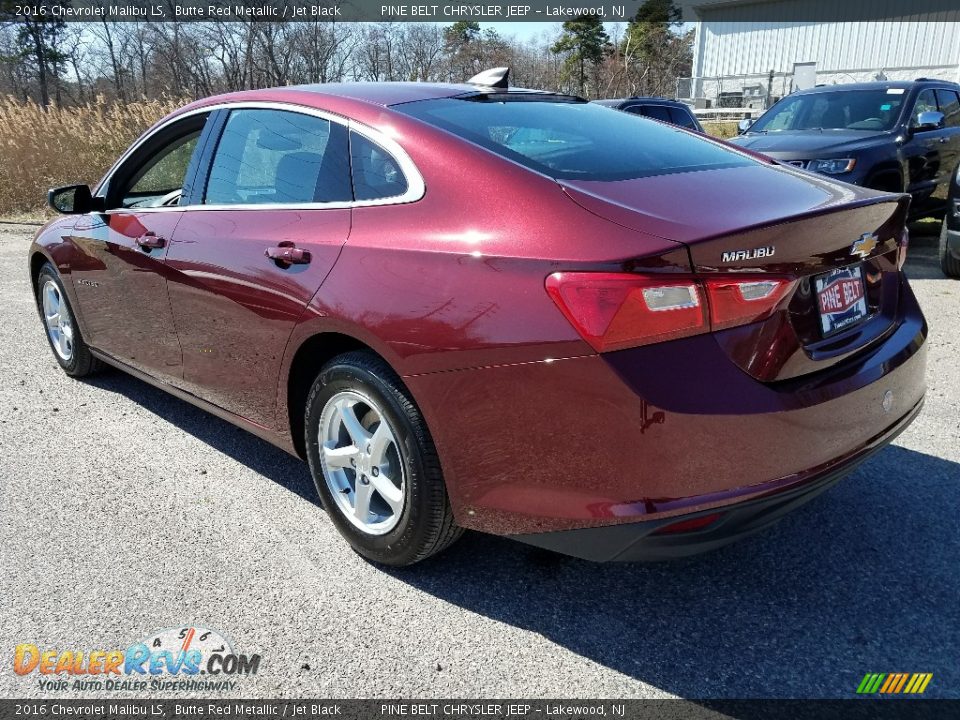 2016 Chevrolet Malibu LS Butte Red Metallic / Jet Black Photo #11