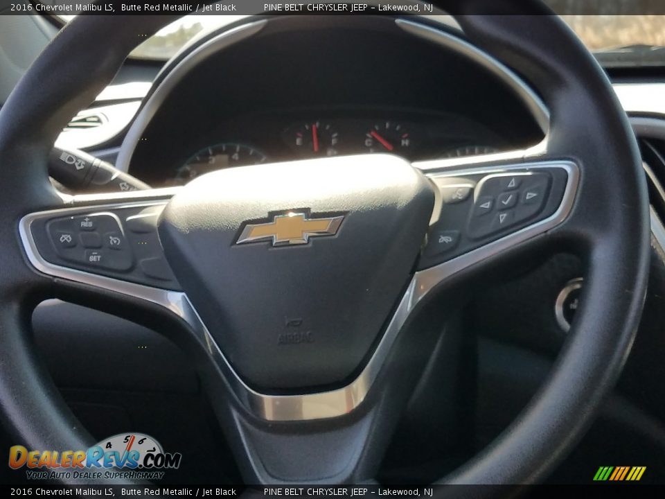 2016 Chevrolet Malibu LS Butte Red Metallic / Jet Black Photo #15