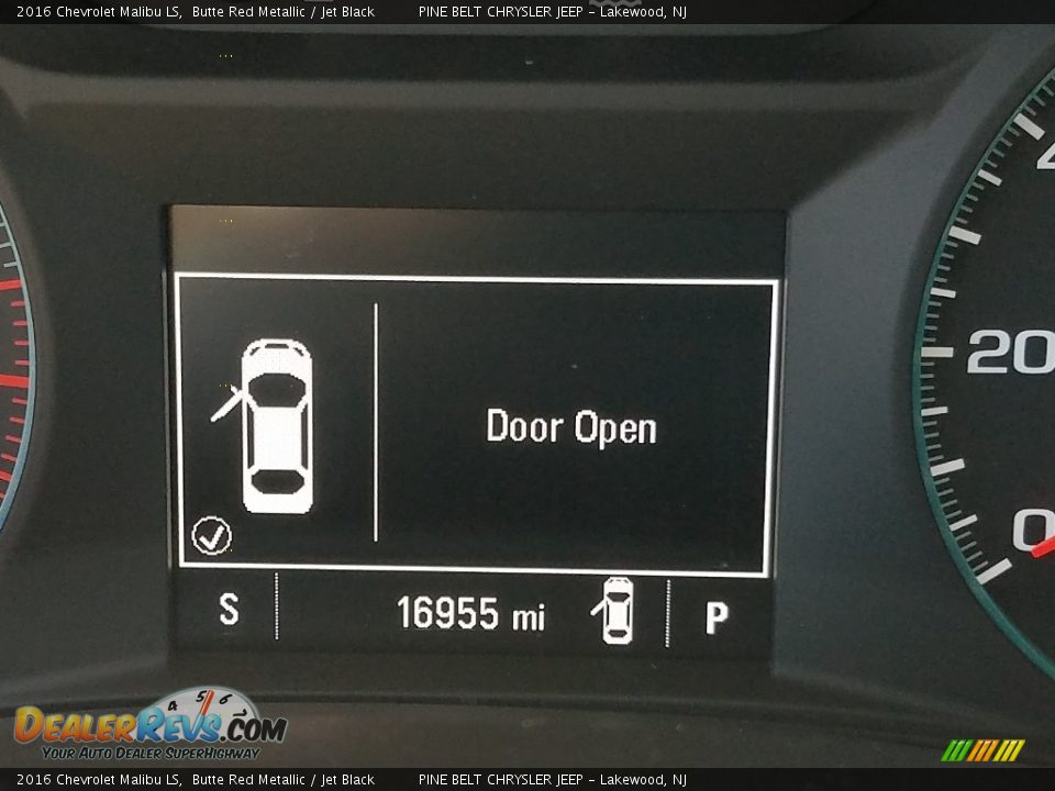 2016 Chevrolet Malibu LS Butte Red Metallic / Jet Black Photo #21