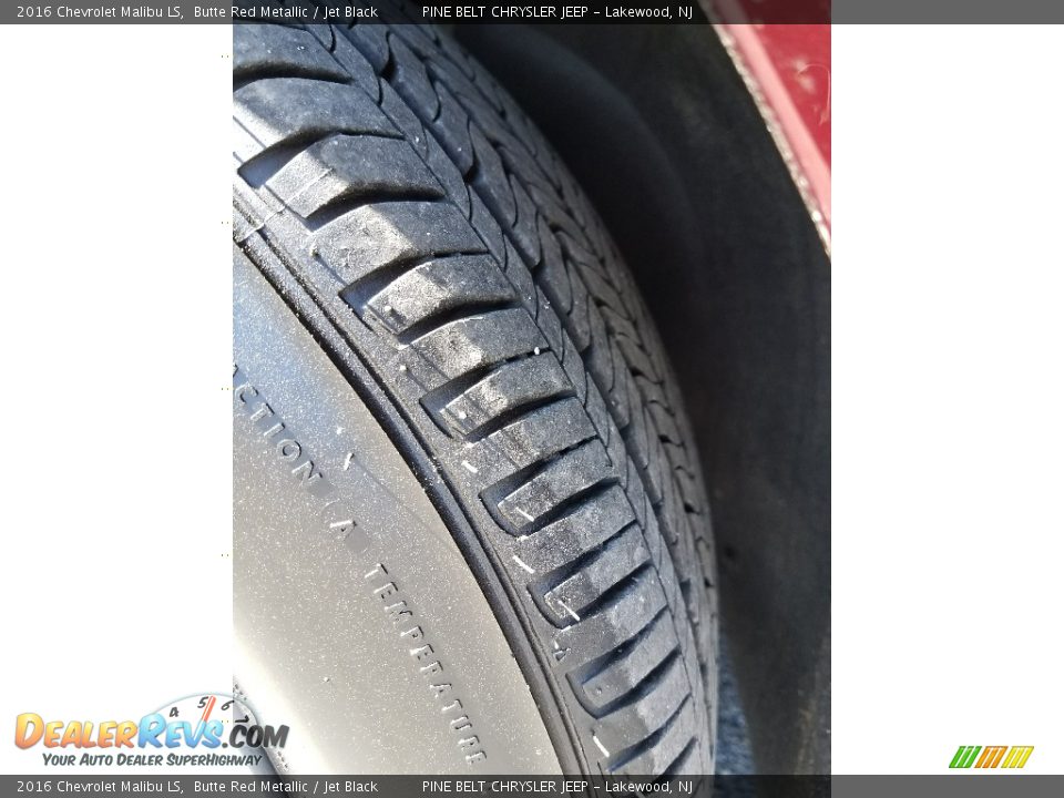 2016 Chevrolet Malibu LS Butte Red Metallic / Jet Black Photo #22