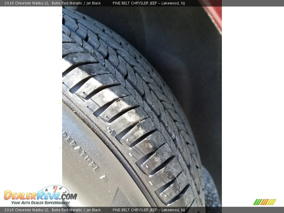 2016 Chevrolet Malibu LS Butte Red Metallic / Jet Black Photo #23