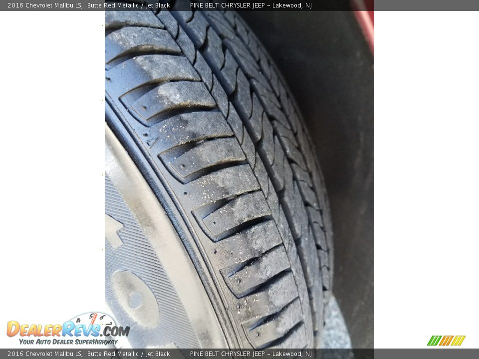 2016 Chevrolet Malibu LS Butte Red Metallic / Jet Black Photo #25