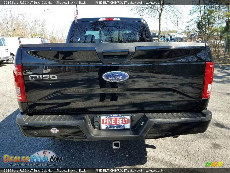2016 Ford F150 XLT SuperCab 4x4 Shadow Black / Black Photo #10