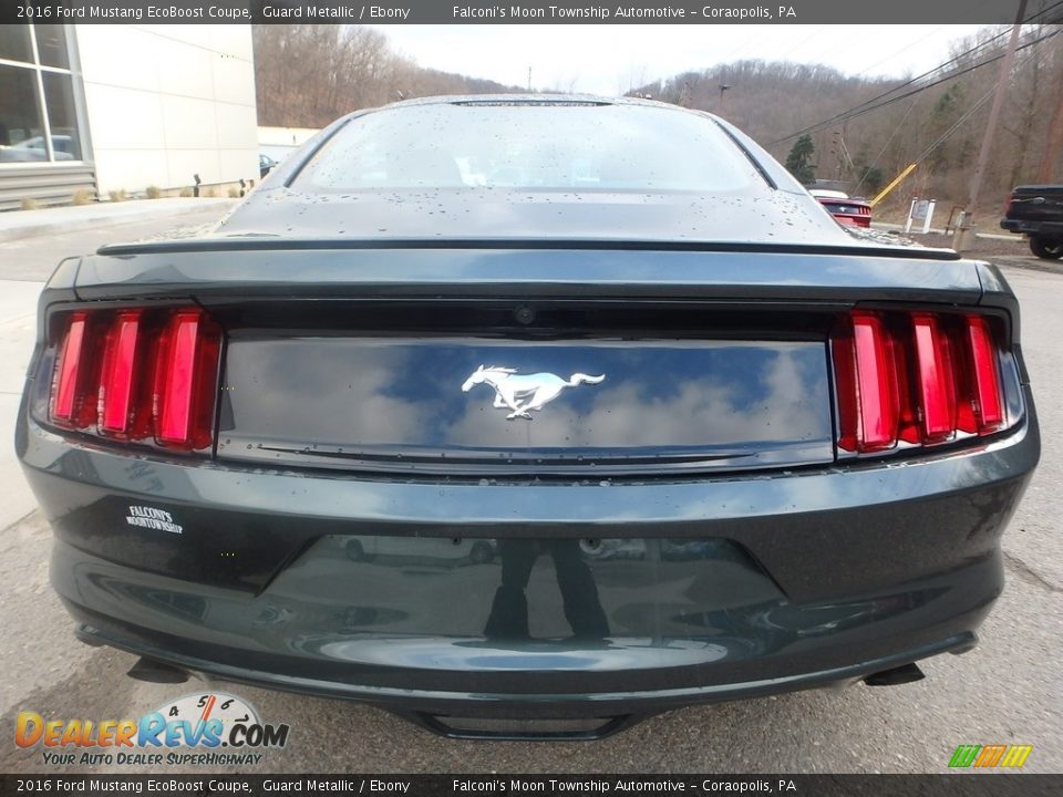 2016 Ford Mustang EcoBoost Coupe Guard Metallic / Ebony Photo #3