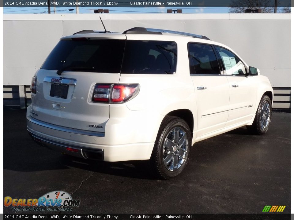 2014 GMC Acadia Denali AWD White Diamond Tricoat / Ebony Photo #2