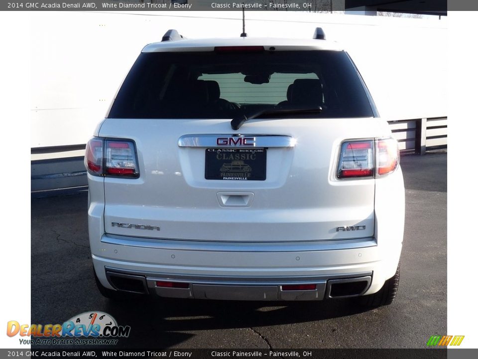 2014 GMC Acadia Denali AWD White Diamond Tricoat / Ebony Photo #3