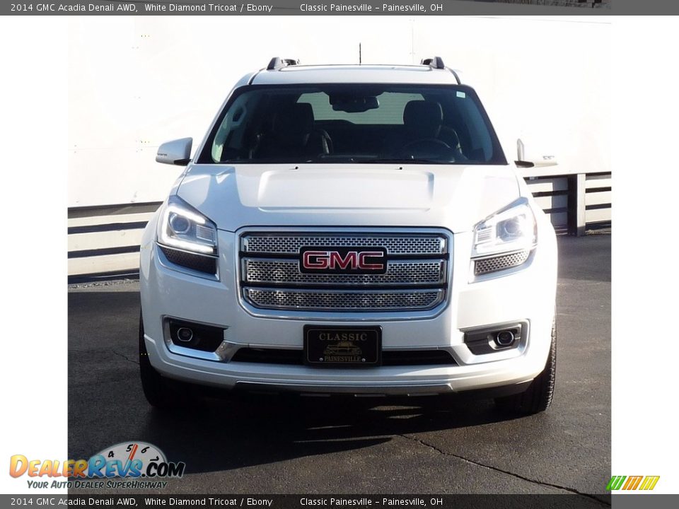 2014 GMC Acadia Denali AWD White Diamond Tricoat / Ebony Photo #4