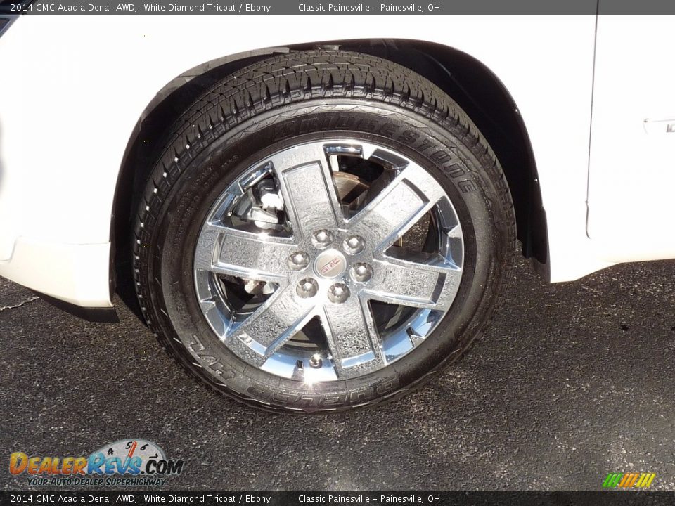 2014 GMC Acadia Denali AWD White Diamond Tricoat / Ebony Photo #5