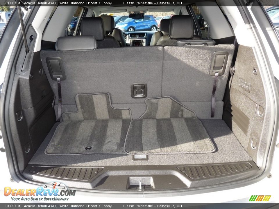 2014 GMC Acadia Denali AWD White Diamond Tricoat / Ebony Photo #11