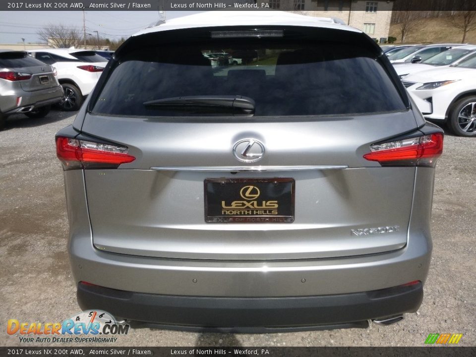2017 Lexus NX 200t AWD Atomic Silver / Flaxen Photo #6