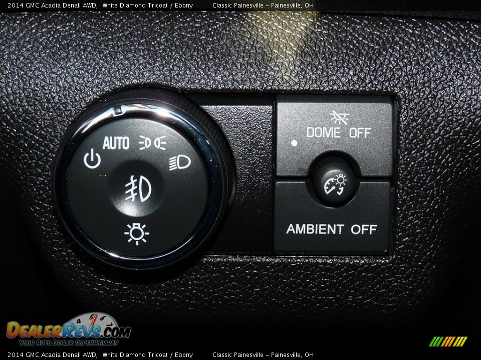 2014 GMC Acadia Denali AWD White Diamond Tricoat / Ebony Photo #13