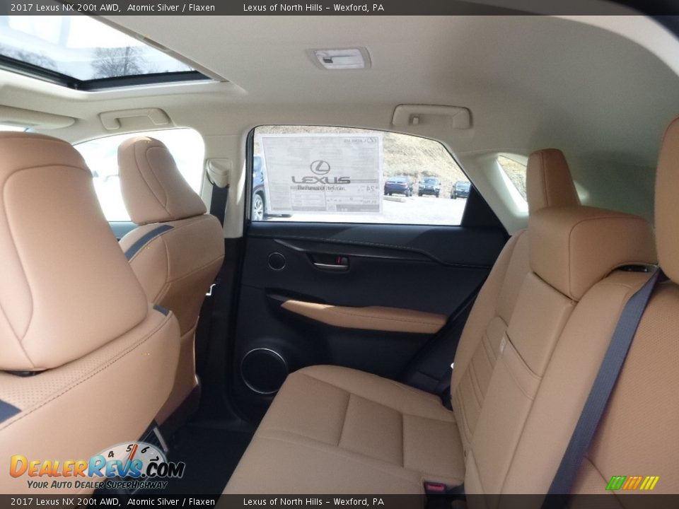 2017 Lexus NX 200t AWD Atomic Silver / Flaxen Photo #9