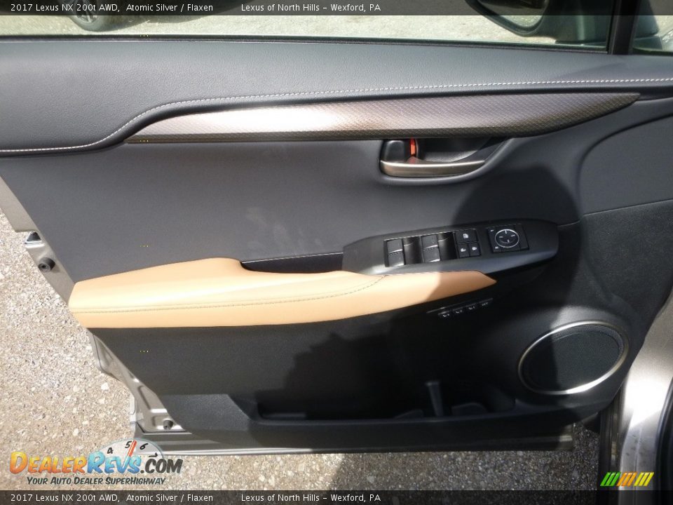 2017 Lexus NX 200t AWD Atomic Silver / Flaxen Photo #11