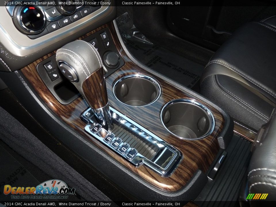 2014 GMC Acadia Denali AWD White Diamond Tricoat / Ebony Photo #17