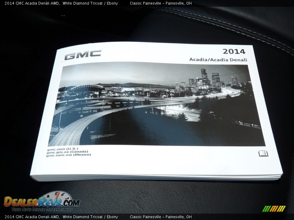 2014 GMC Acadia Denali AWD White Diamond Tricoat / Ebony Photo #18