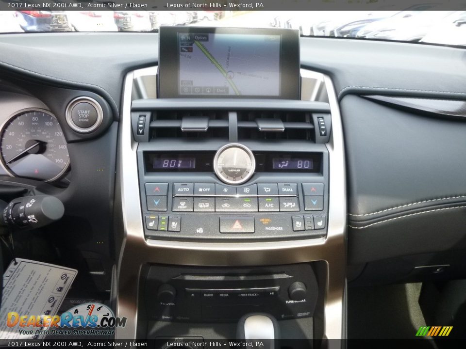 2017 Lexus NX 200t AWD Atomic Silver / Flaxen Photo #14