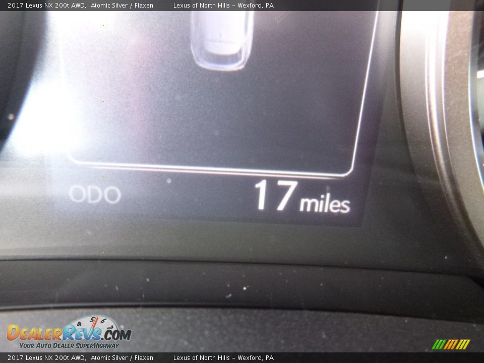 2017 Lexus NX 200t AWD Atomic Silver / Flaxen Photo #15