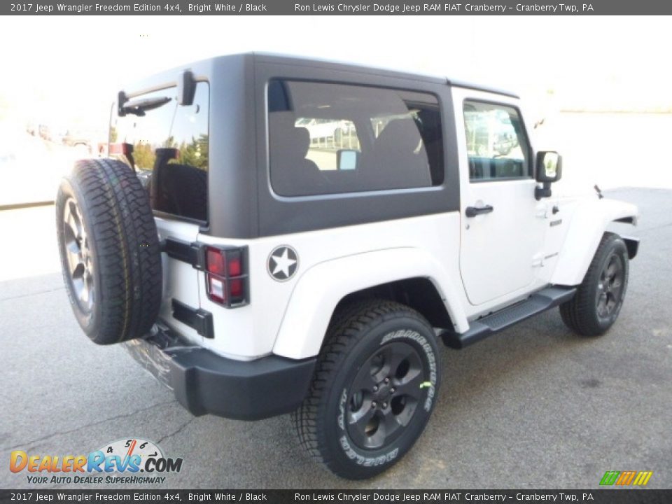 2017 Jeep Wrangler Freedom Edition 4x4 Bright White / Black Photo #5