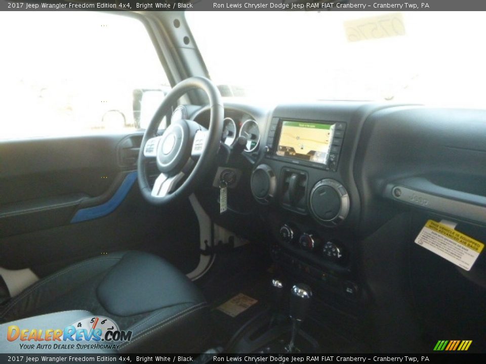 2017 Jeep Wrangler Freedom Edition 4x4 Bright White / Black Photo #9