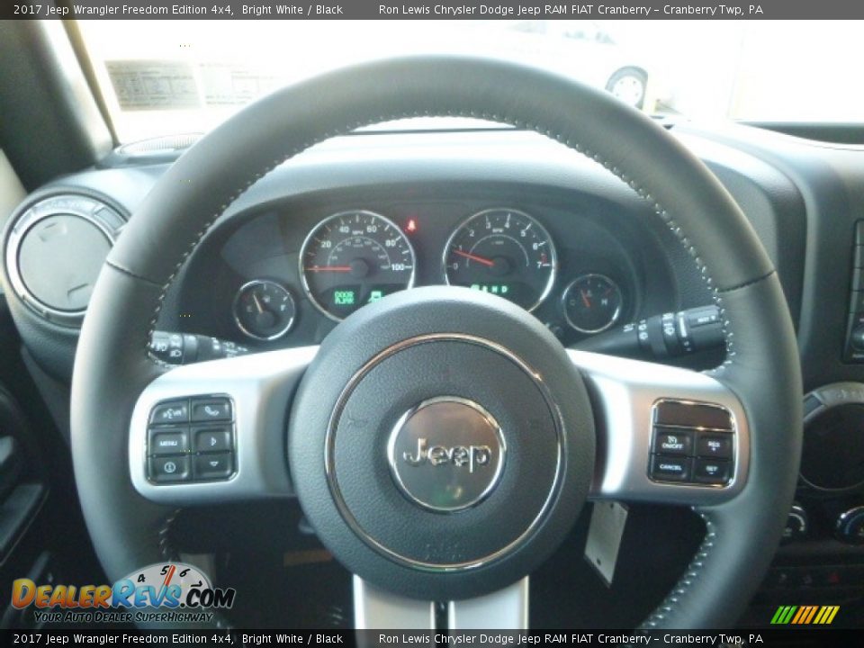 2017 Jeep Wrangler Freedom Edition 4x4 Bright White / Black Photo #19