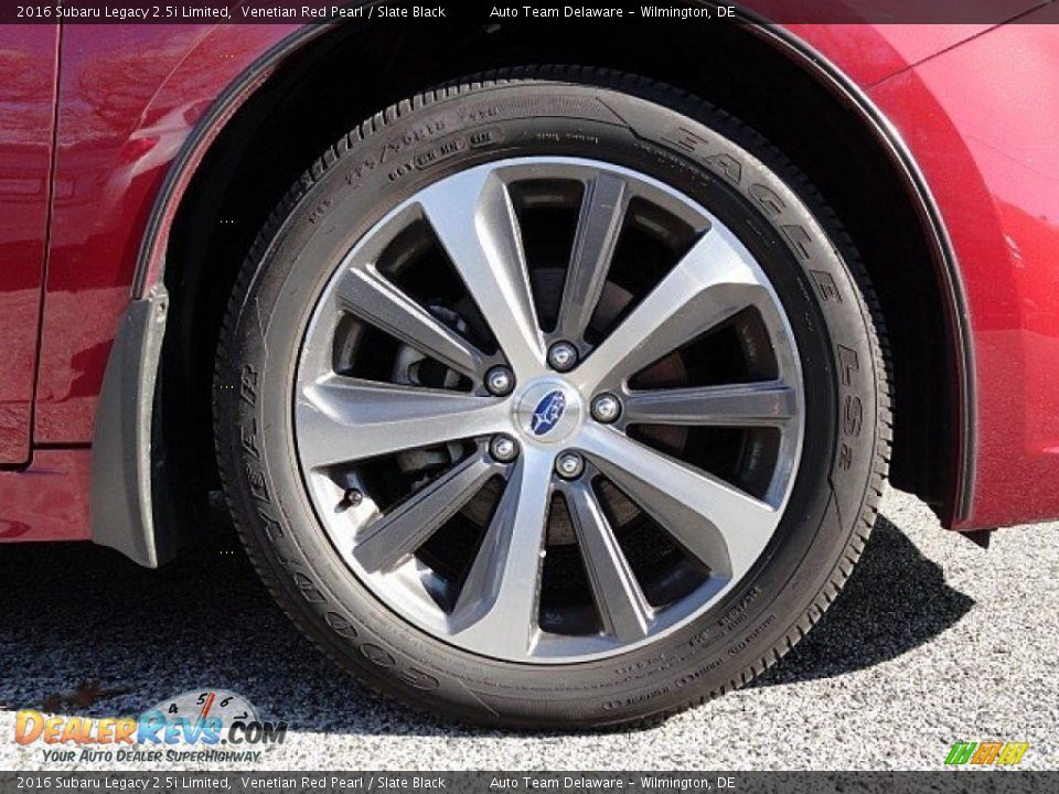 2016 Subaru Legacy 2.5i Limited Venetian Red Pearl / Slate Black Photo #8