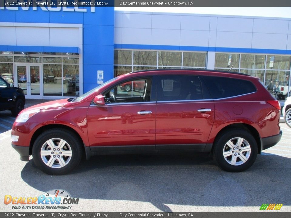 2012 Chevrolet Traverse LT Crystal Red Tintcoat / Ebony Photo #2