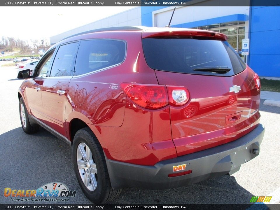 2012 Chevrolet Traverse LT Crystal Red Tintcoat / Ebony Photo #4