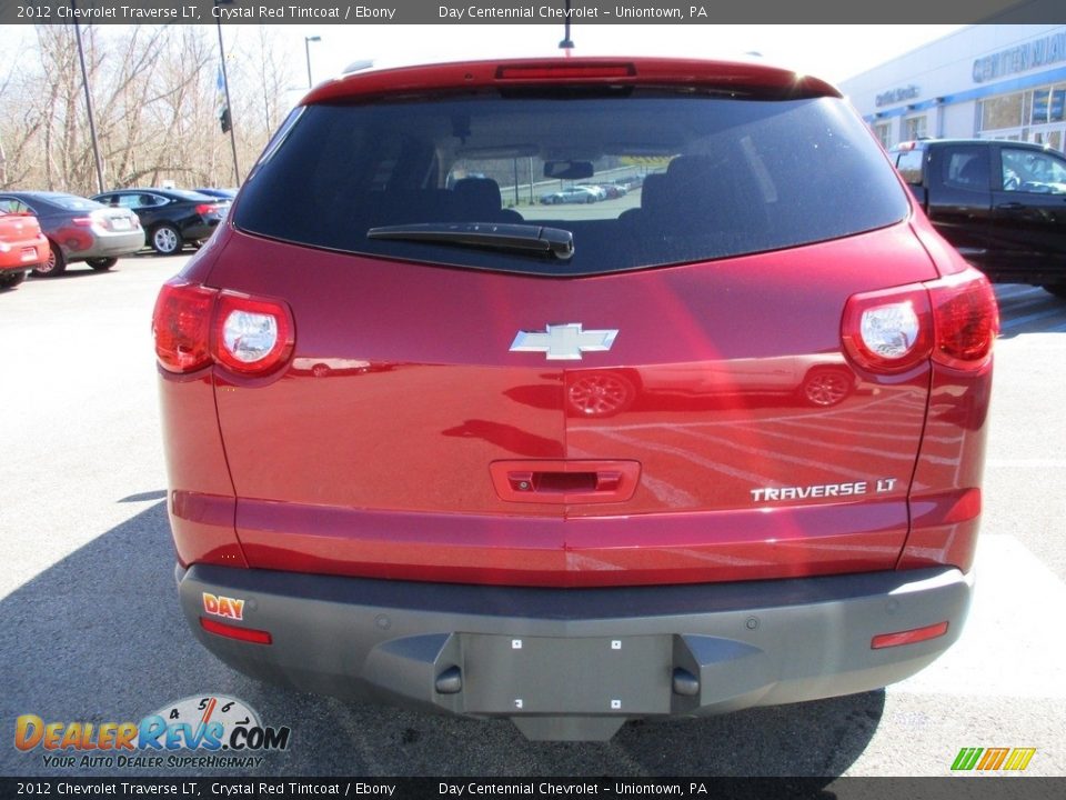2012 Chevrolet Traverse LT Crystal Red Tintcoat / Ebony Photo #5