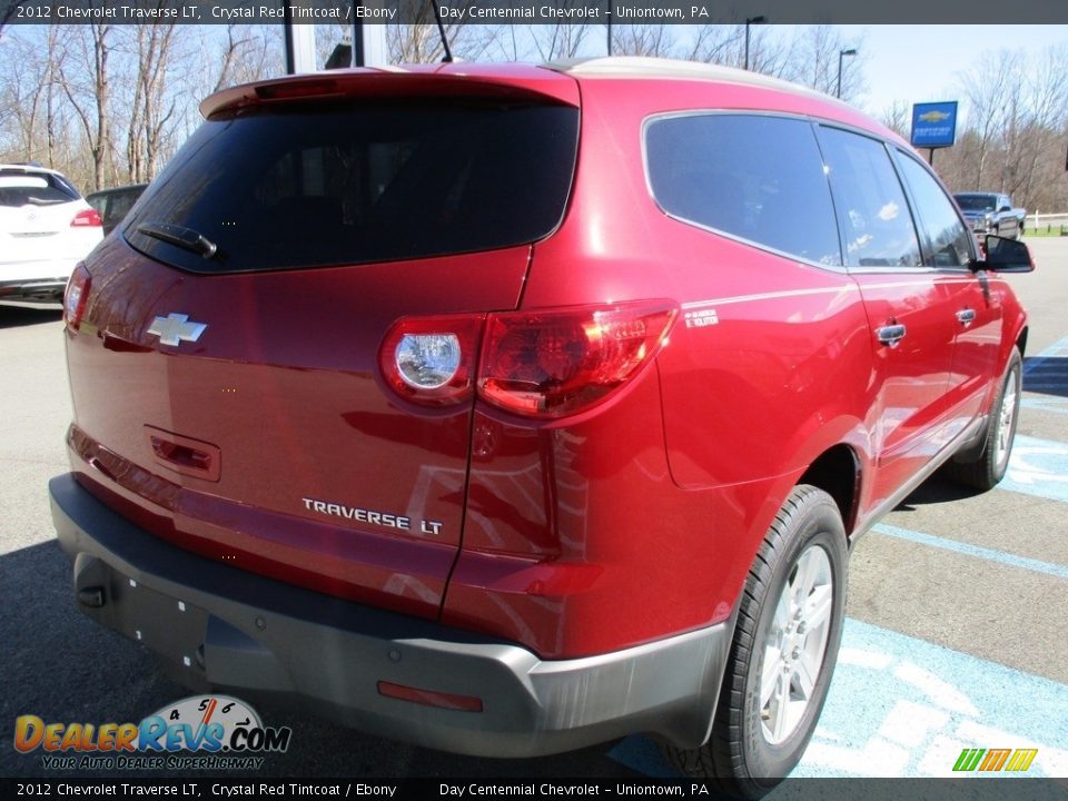 2012 Chevrolet Traverse LT Crystal Red Tintcoat / Ebony Photo #6
