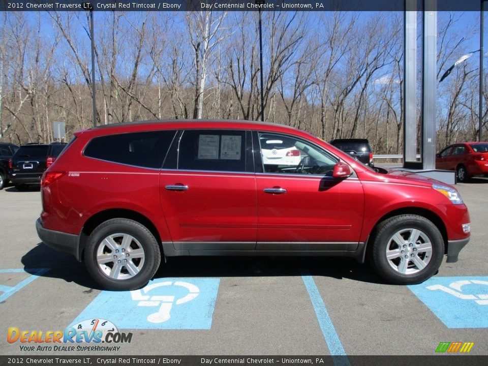 2012 Chevrolet Traverse LT Crystal Red Tintcoat / Ebony Photo #10