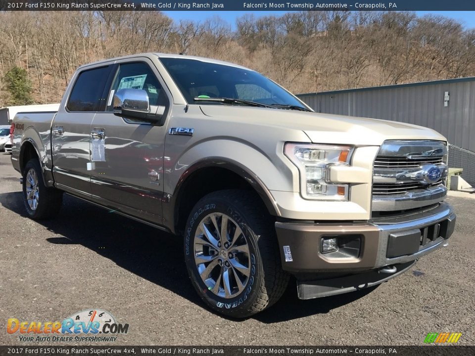2017 Ford F150 King Ranch SuperCrew 4x4 White Gold / King Ranch Java Photo #4