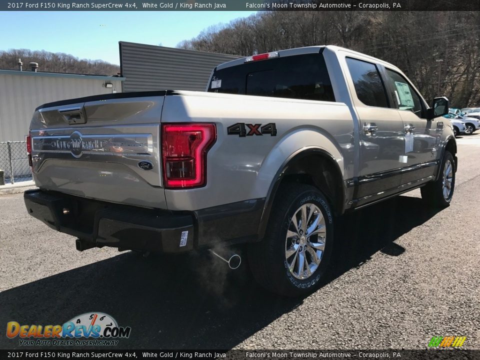 2017 Ford F150 King Ranch SuperCrew 4x4 White Gold / King Ranch Java Photo #7