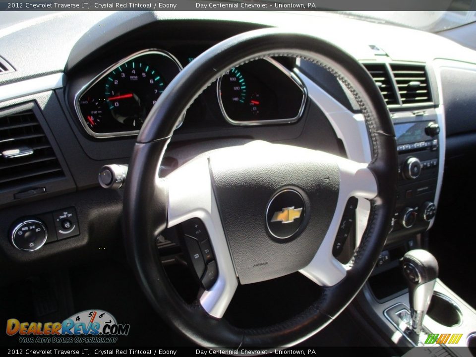 2012 Chevrolet Traverse LT Crystal Red Tintcoat / Ebony Photo #23