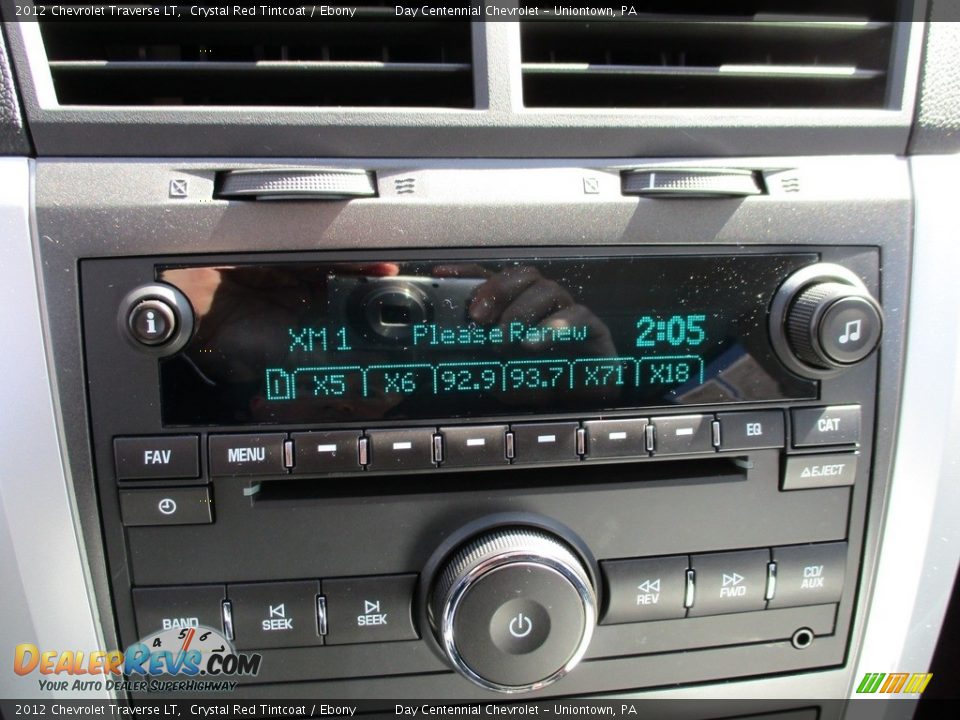 2012 Chevrolet Traverse LT Crystal Red Tintcoat / Ebony Photo #26