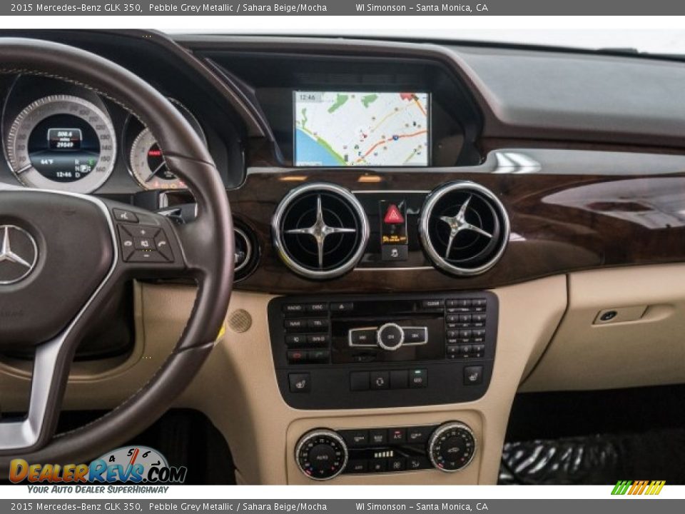 2015 Mercedes-Benz GLK 350 Pebble Grey Metallic / Sahara Beige/Mocha Photo #5