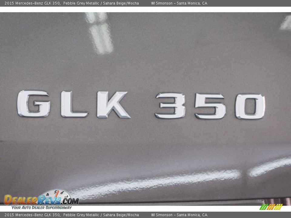 2015 Mercedes-Benz GLK 350 Pebble Grey Metallic / Sahara Beige/Mocha Photo #7